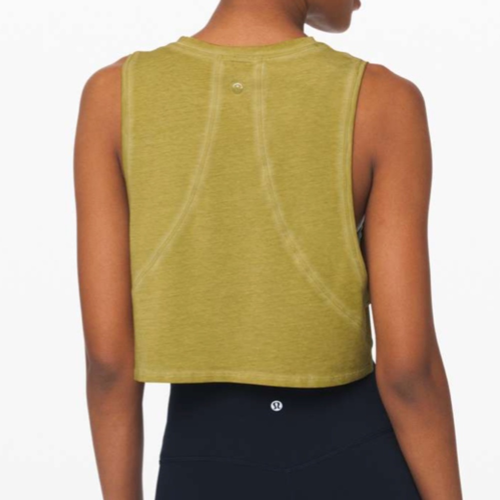 Lululemon | Size 6 | Muscle Love Crop Tank Fade — Washed Grape Leaf